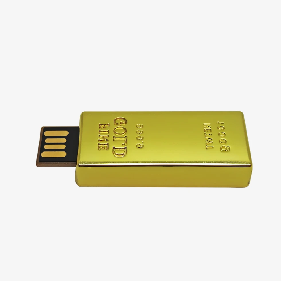 OEM Логотип Золотой стержень usb флэш-накопитель оптом дешевый glod флэш-накопитель 32 Гб usb диск, оптовая цена цинковый сплав usb флэш-накопитель