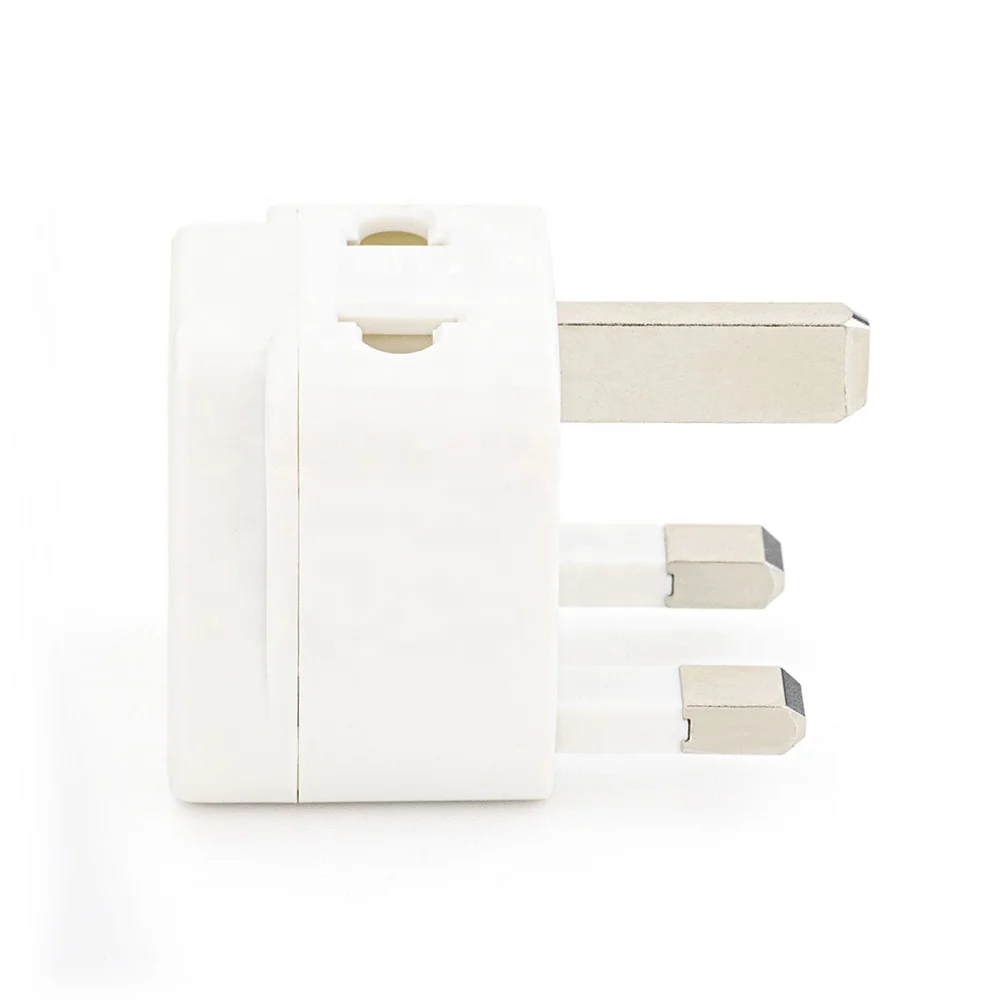 USA to UK Plug Adapter 2-way universal socket outlets travel Plug AU AUS EU IT JP CH to UK England mini Plug Converter 13A 250V