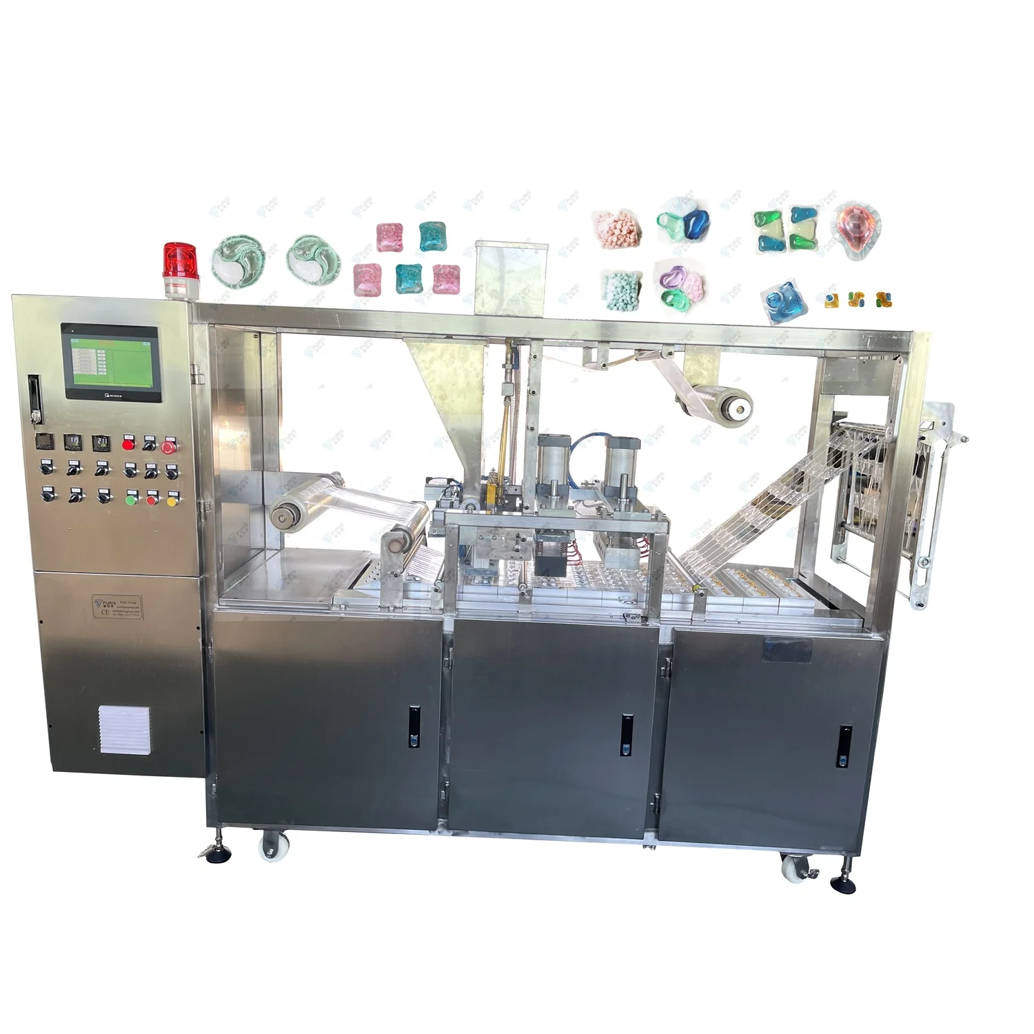 Full Auto Low Cost Laundry Powder and Liquid Detergent Pod Capsule Soluble Film Making Machine