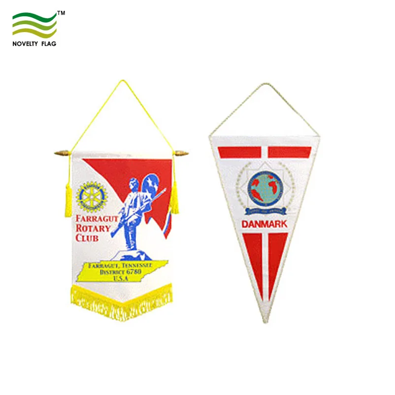 High Quality Custom Sports Podium Flags  Football Pennants