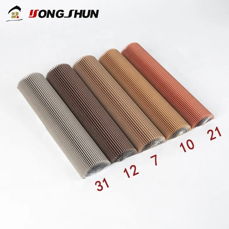 French Window Cellular Honeycomb Blackout Raw Material Combi Blinds Fabric