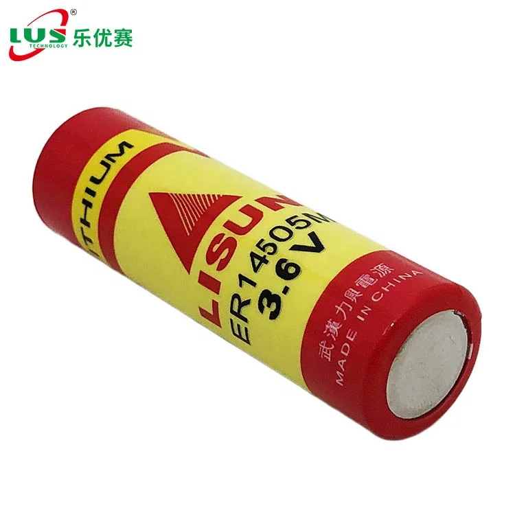 Primary lithium-thionyl chloride(Li-SOCl2) ER14505M Battery Lithium Spiral type 3.6V 2200mAh Li-SOCl2 cell