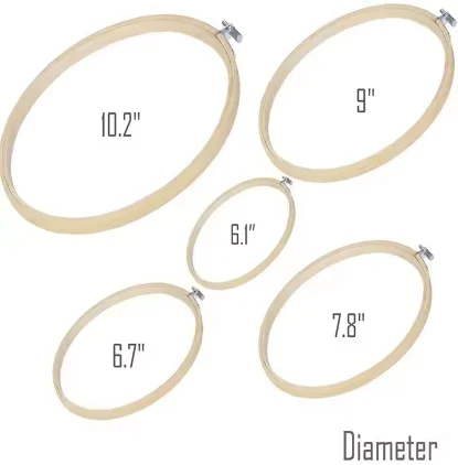 Hot Selling Hand Embroidery Starter Kit Cross Stitch Tools Set with 100 Colors Threads and Bamboo Embroidery Hoops