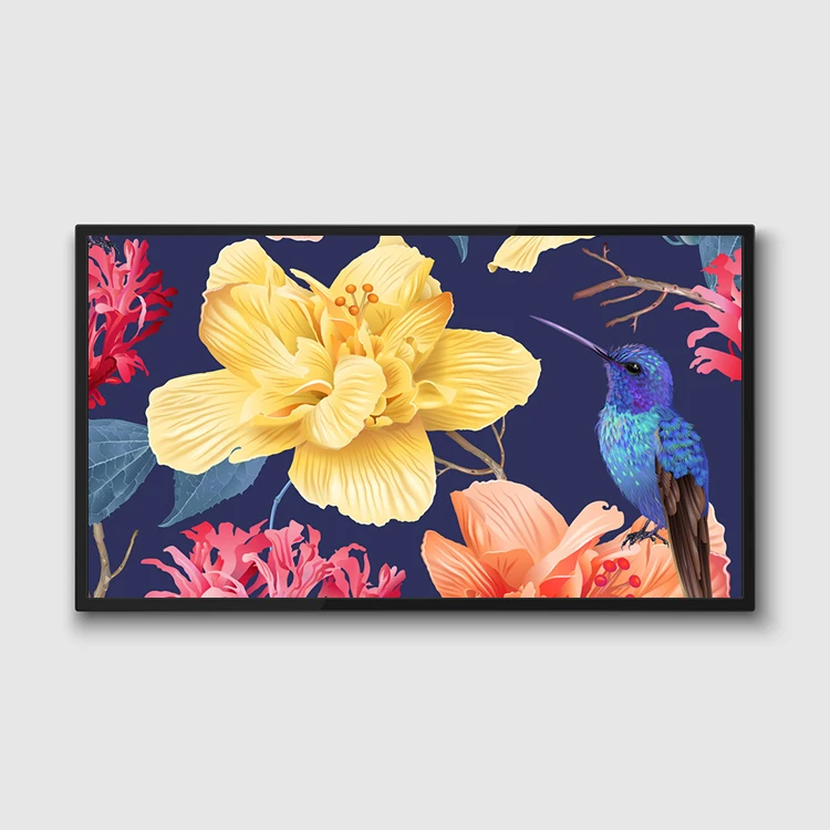 21 27 32 49 55 inch thin HD 4k led big lcd commercial advertising display screen smart wall mounted touch screen monitor