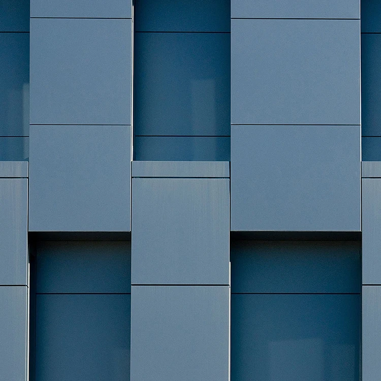 Building System Glass Curtain Walls Solid Facade Cut Panels Aluminium Laser Cutting Exterior Decorative Perforated Metal Panel