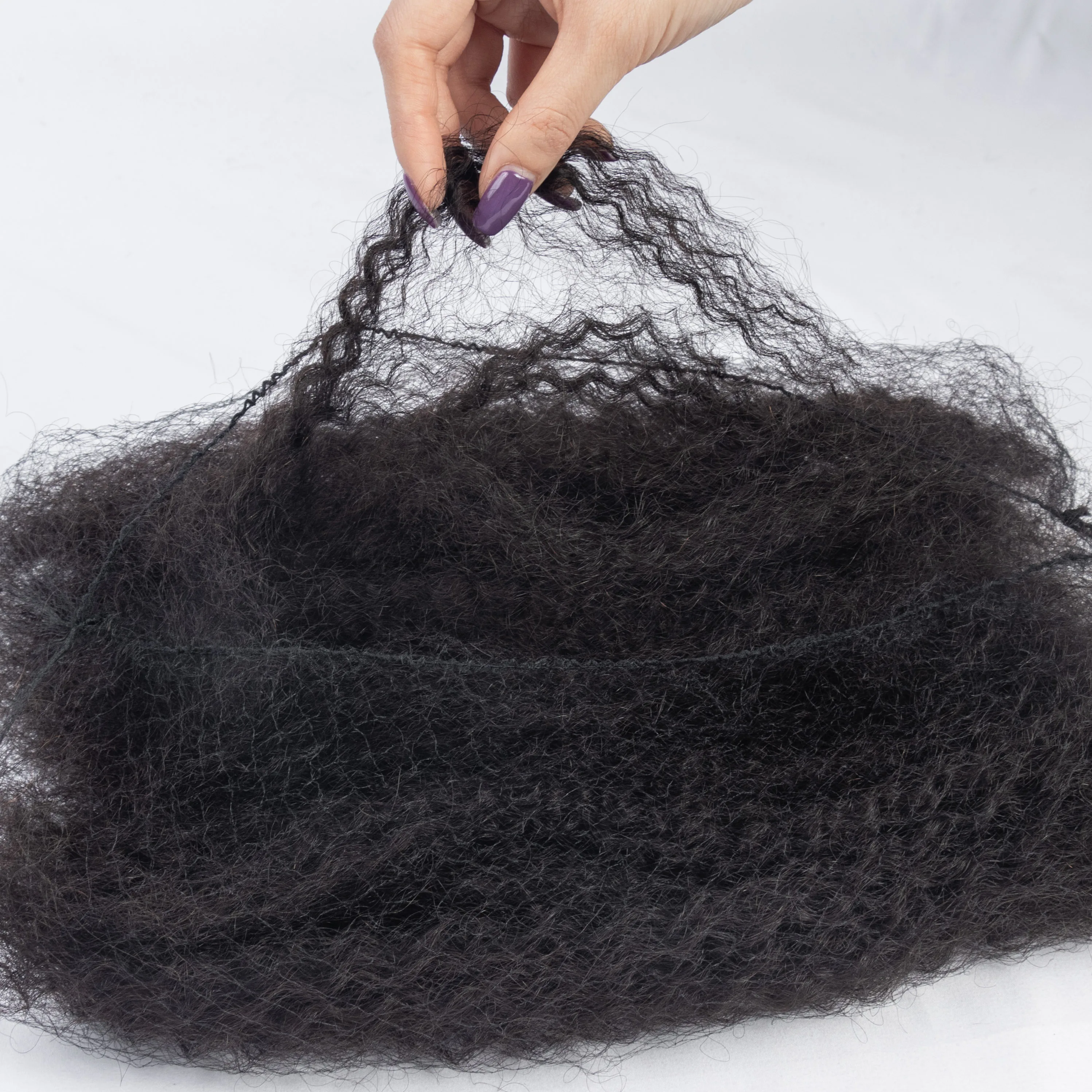 Wholesale Price Unprocessed 100%  Human Hair Afro Kinky Bulk Human Hair For Dreadlocks