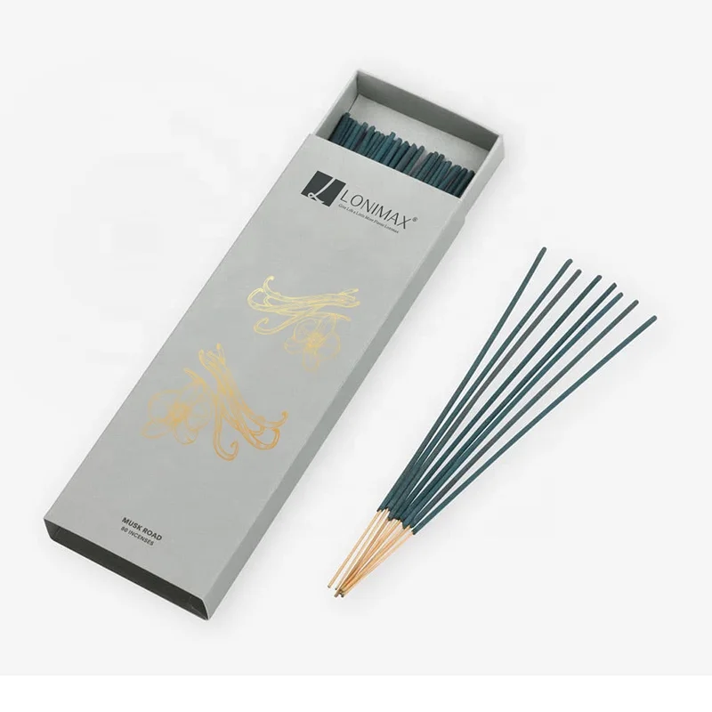 Custom High Quality Drawer Box Scented Smokeless Incense Refill Pack With 80 Sticks