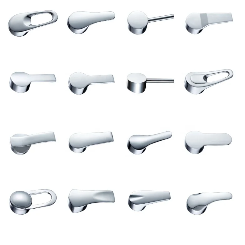 Factory types zinc chrome accessories spare parts basin faucet handle