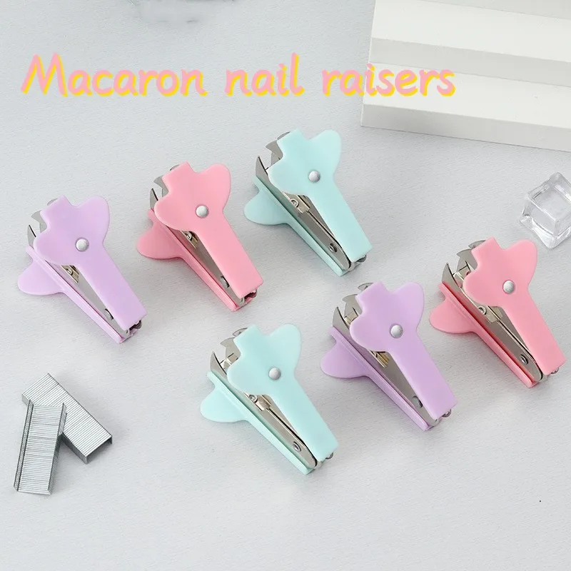 Mini Macaron color universal labor saving nail puller Financial office portable nail lifter