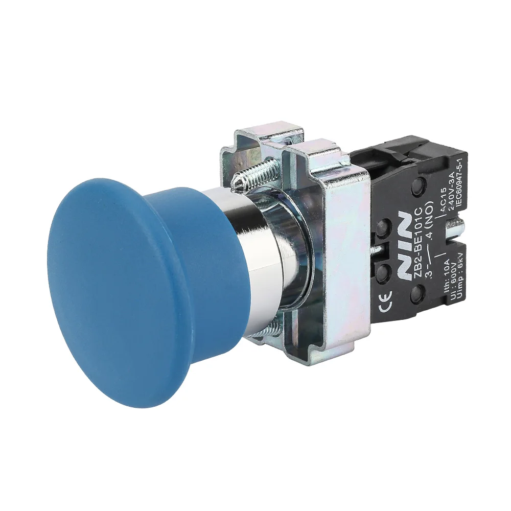 XB2-BC31 XB2-BC42 XB2-BC21 XB2-BC51 XB2-BC61 Momentary Mushroom Push Button Switch 1 NO 1 NC