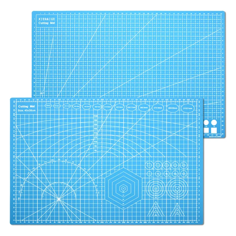 2024 New Items A3 PVC Cutting Mat Double Side Non Slip Cutting Pad DIY Self-healing Patchwork Cutting Board 45*30cm