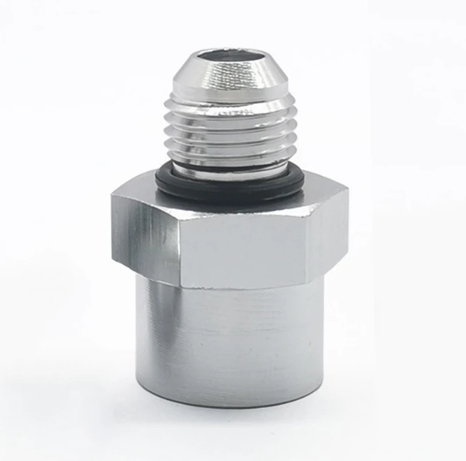 Factory customized Auto parts M16X1.5 threaded hose fitting adapter aluminum 6061