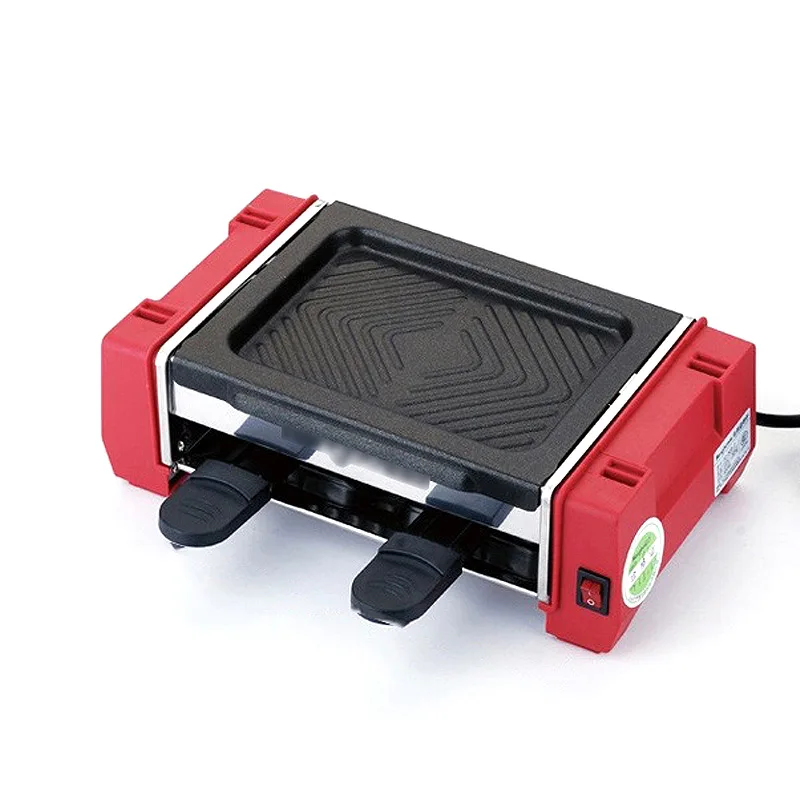 Multifunctional Electric Grill Pan Smokeless Korean BBQ that Can Be Used on Both Sides with Kitchen Accessories