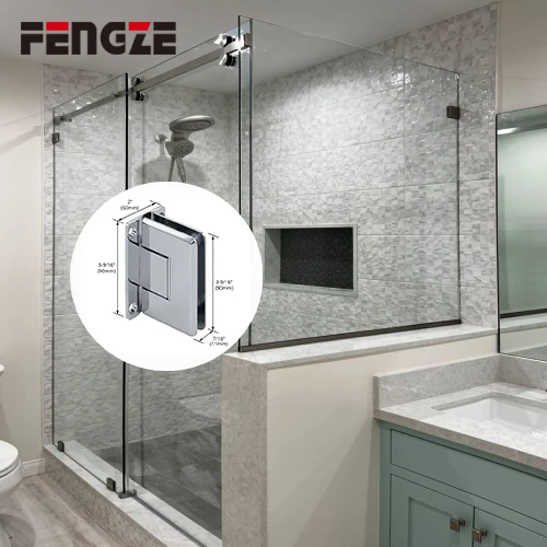 Hot Sale Hinges Door Pivot Glass to Glass Hinge for 8-12mm to Glass Door Pivot Singes Screen Shower Hinge