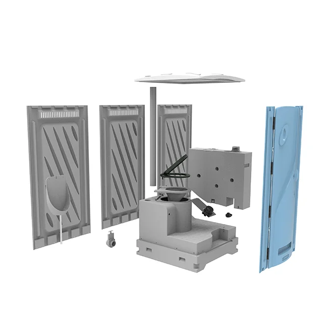 outdoor mobile porta potty public portable plastic toilet manufacture