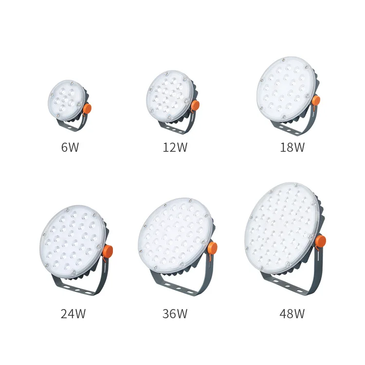 Outdoor portable high quality die cast aluminum housing long distance industrial refletor projector led flood light