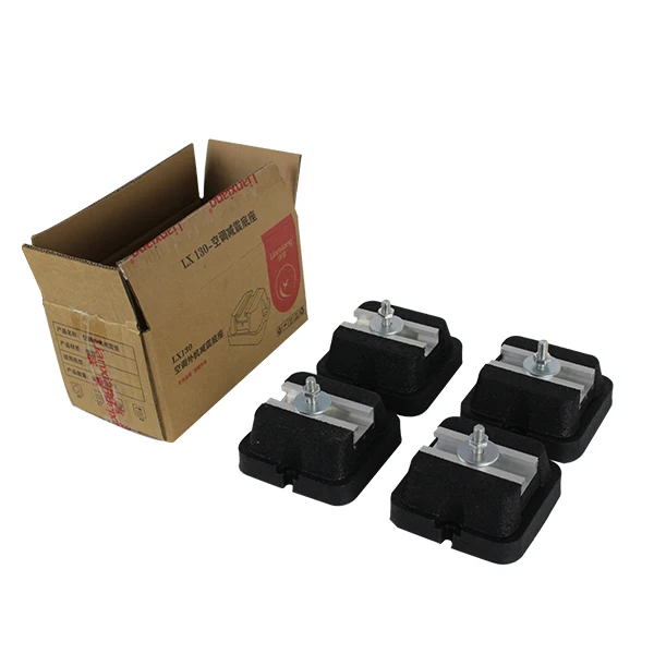 Hot Sale LX130 Anti vibration Mounts Rubber Feet Damping Base for Air Conditioner AC Fitting Type