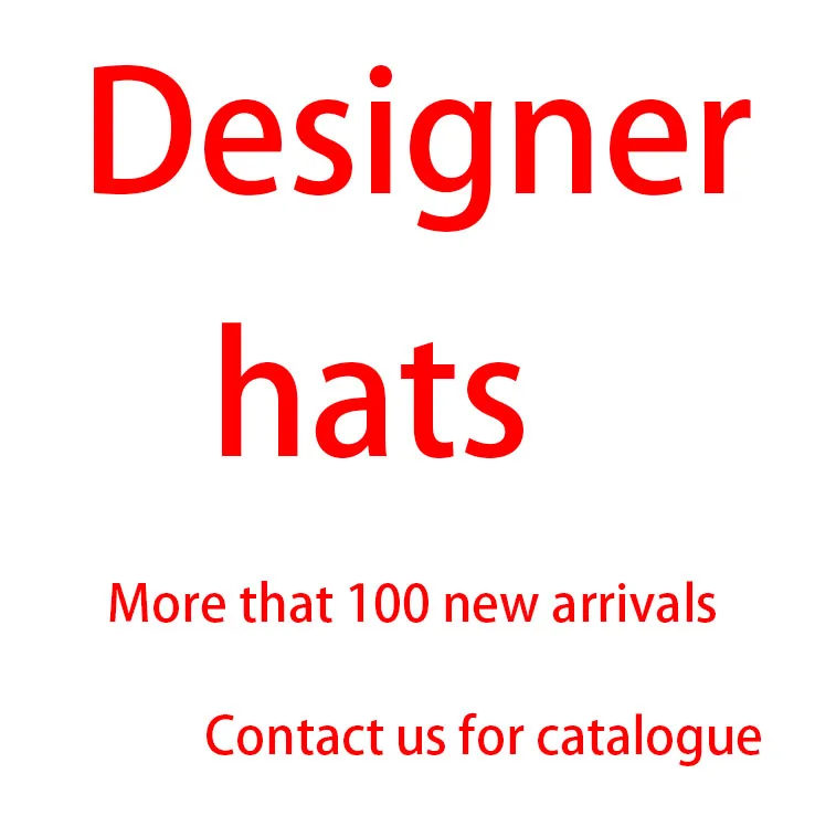 2022 summer outdoor beach wear popular brand famous women luxury designer hats with brand letter logo