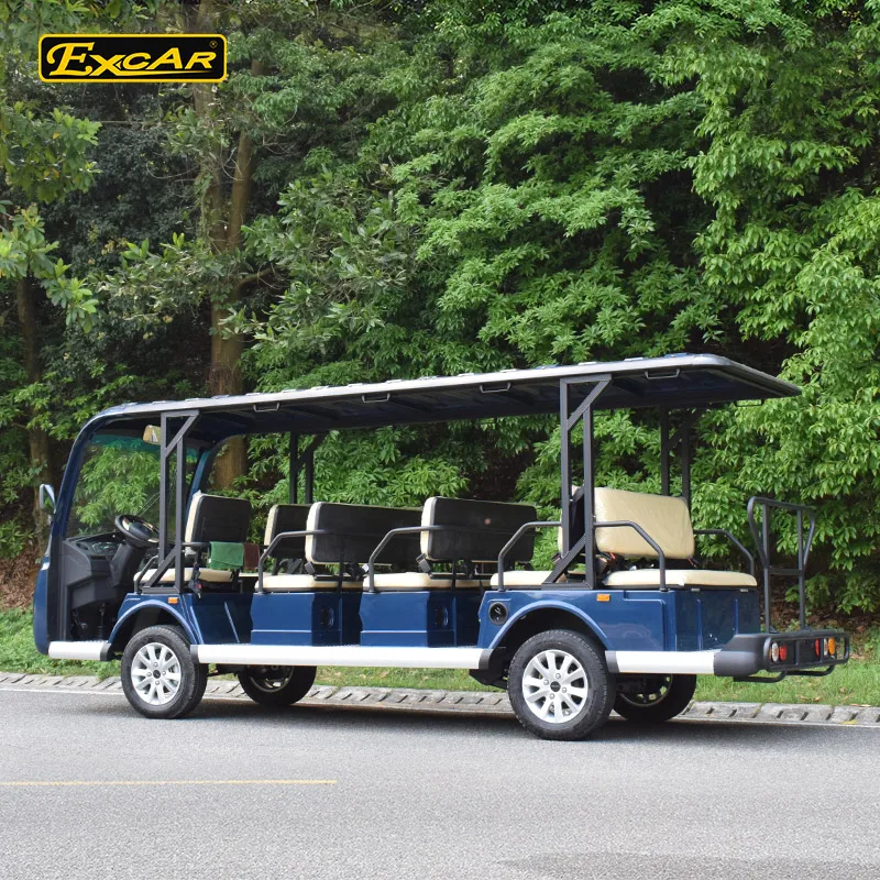 Customize 14 seater sightseeing bus new electric car china mini bus