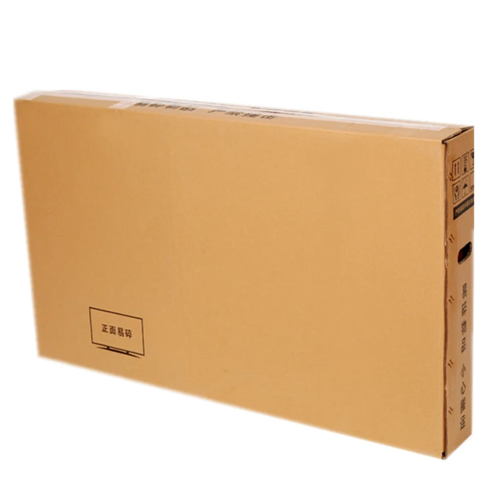 Digital LCD LED TV Packing Box Double Wall Durable Corrugated Carton Folding Computer Moving Boxes
