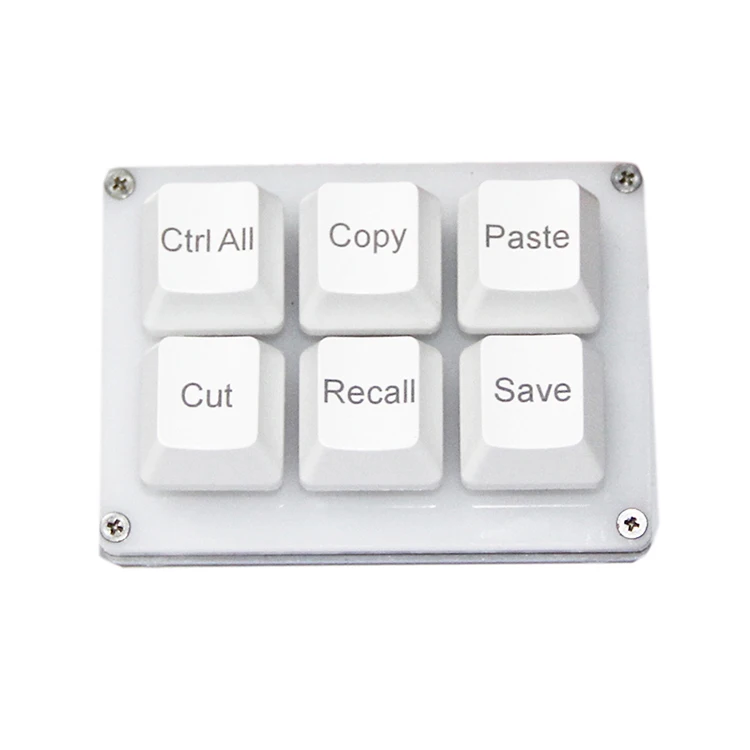 WENJUN Shortcut copy paste 3 Key Office Keyboard Switch Mechanical Keyboard Programming Play stop Macro Keypad