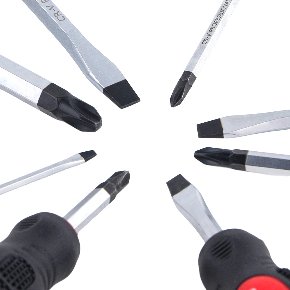 Qixin Manufacturer Custom 12PCS Original Go-Through Hand Tool Set China Factory Cross Tip Screwdriver Set Hand Tool