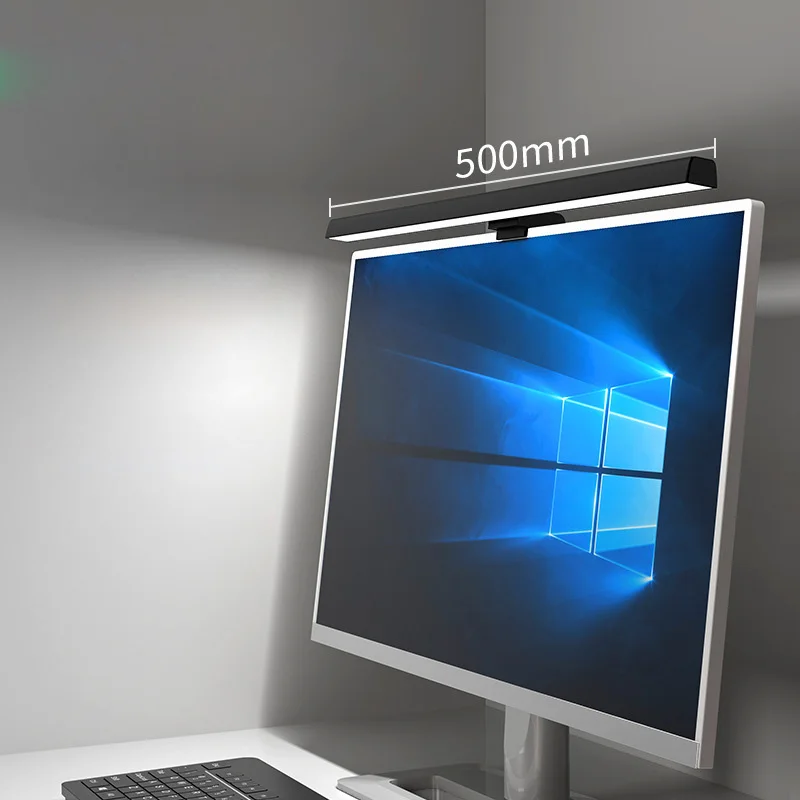 50cm Eye-Caring Dimmable LED Monitor Light Laptop Computer PC USB Screen Display Lamp Bar