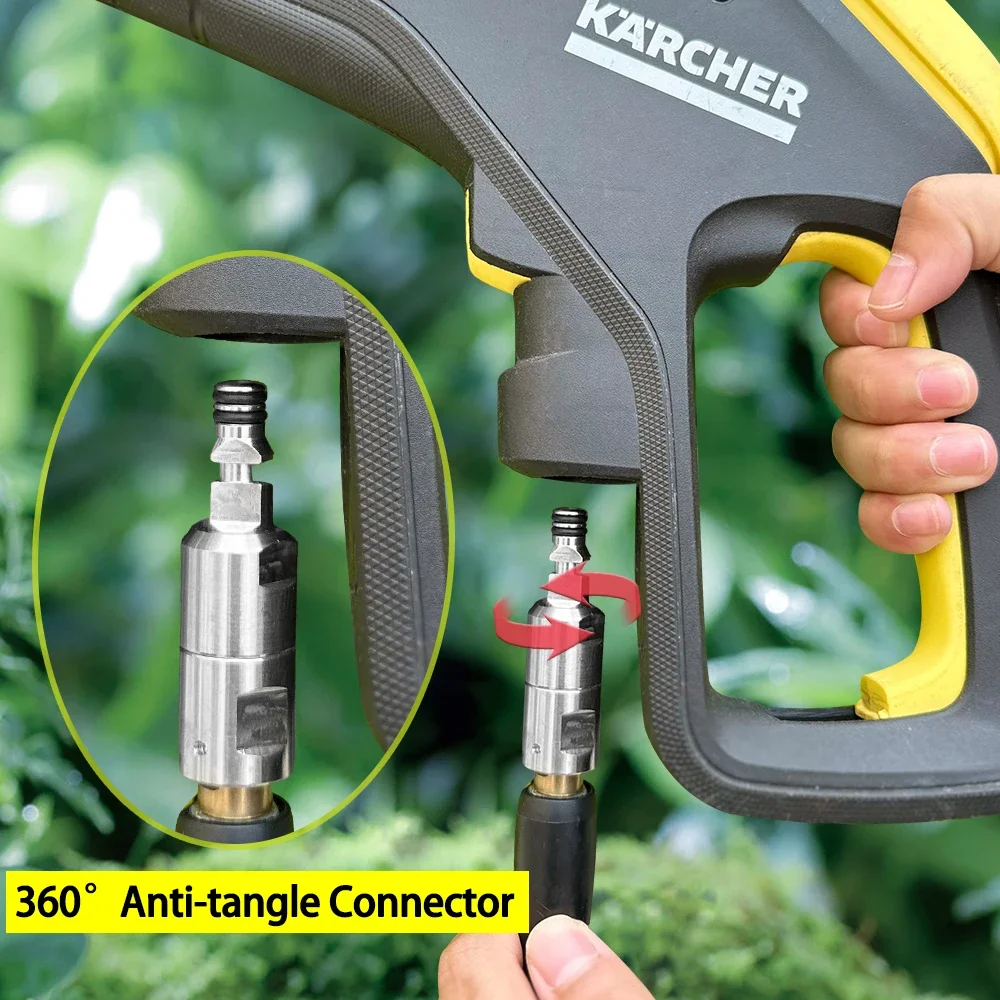 Anti Tangle Adapter Quick Connection High Pressure Water Gun Drain Pipe For Karche Bosc Accessories High Pressure Washer