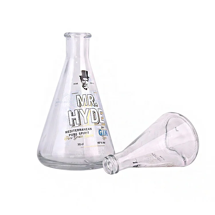 
200ml 700ml narrow mouth glass beaker flask for laboratory wholesale reagent bottle glassware 