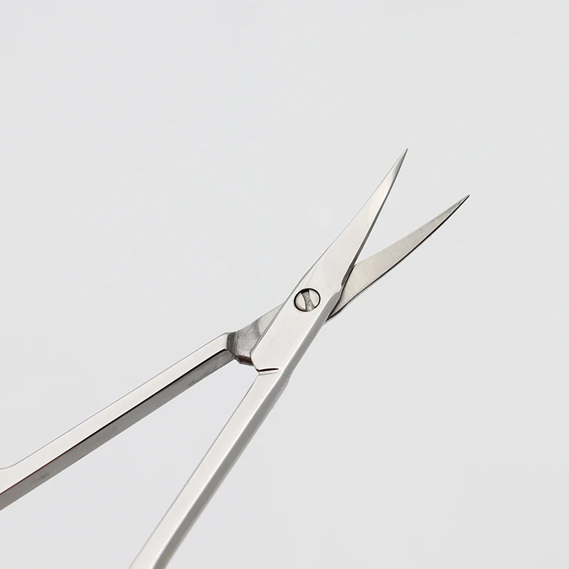 Professional Stainless Steel Beauty & Personal Care Products Embroidery Hair Curved Tip Cuticles Scissors
