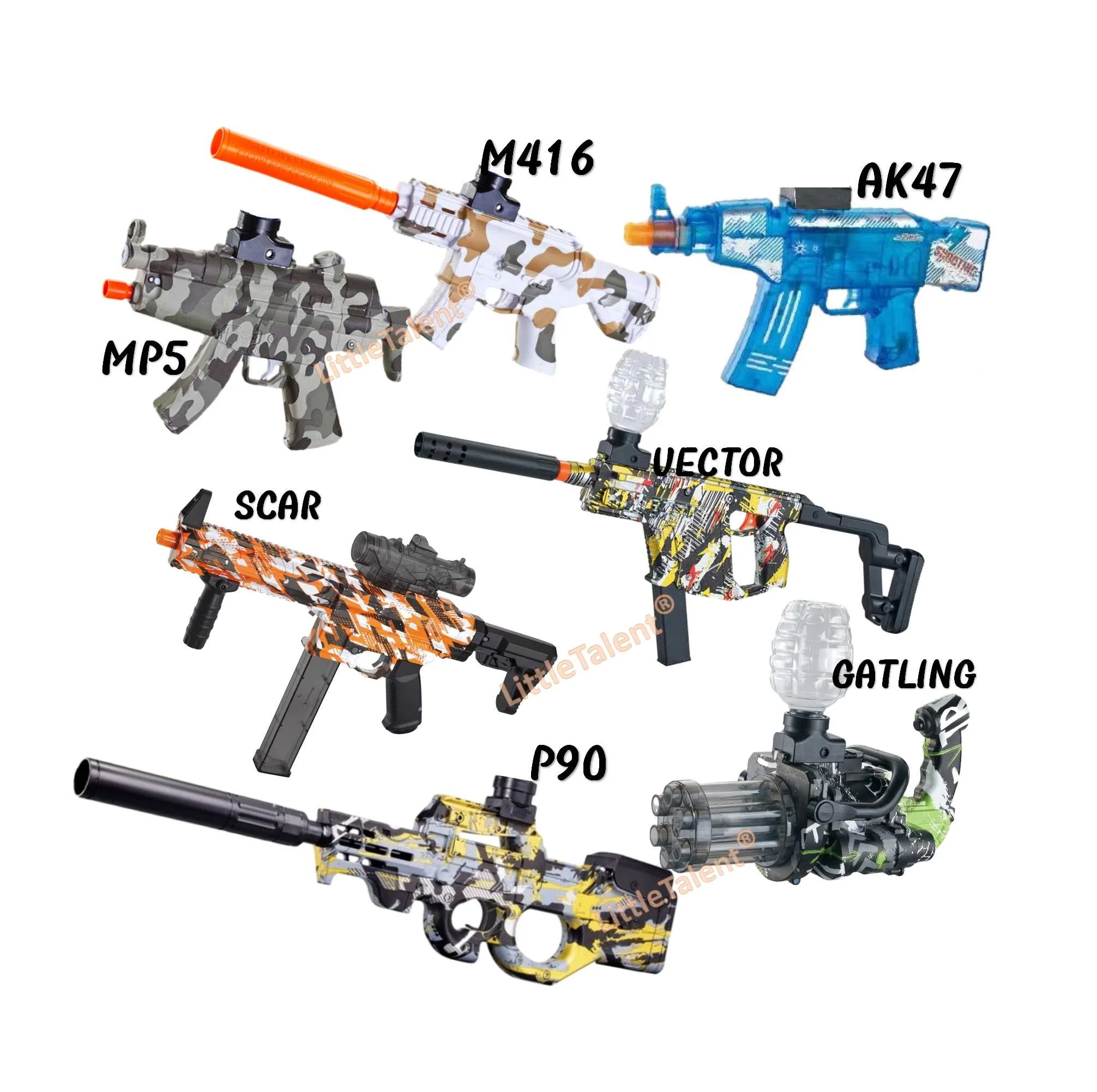 Arma de gel blasters AK arma brinquedo Пистолет Бластер для взрослых