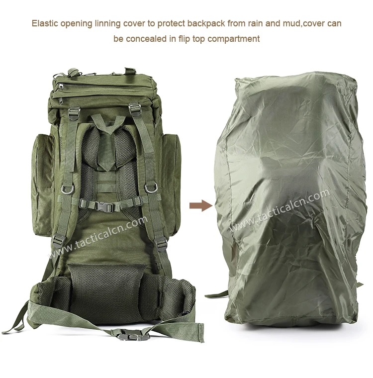 65L Large Capacity Field Training Tactical Backpack Custom 100L Hunting Camping Hiking Travel Outdoor Survival Bag