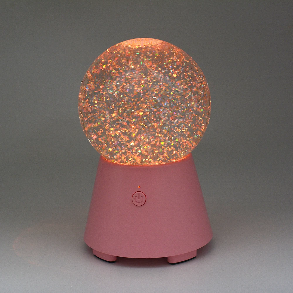 Рождественский подарок лунный свет волшебный шар потолочный bt soundbox светодиодный цветной беспроводной синий зуб водяной снежинка хрустальные колонки