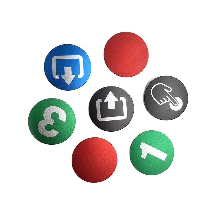 High Quality Mass Production Custom CNC Milling Machine Aluminum Double Anodiizng Sandblasting Game Button