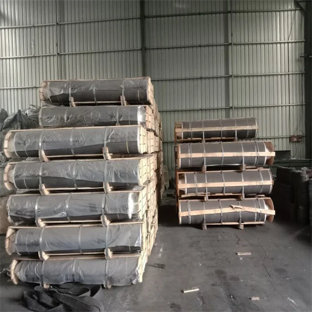 Top manufacture high powder graphite electrode regular powder electrode factory price for electric arc furnace Custom processing