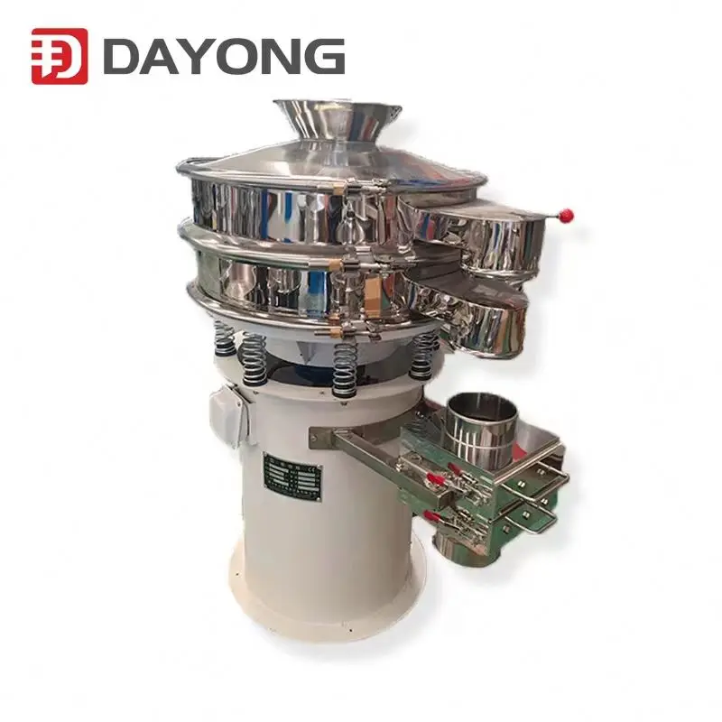 Coffee Powder Chilli Powder Sugar Milk Powder Stainless Circular Double Deck high carbon steel vibrating sieve