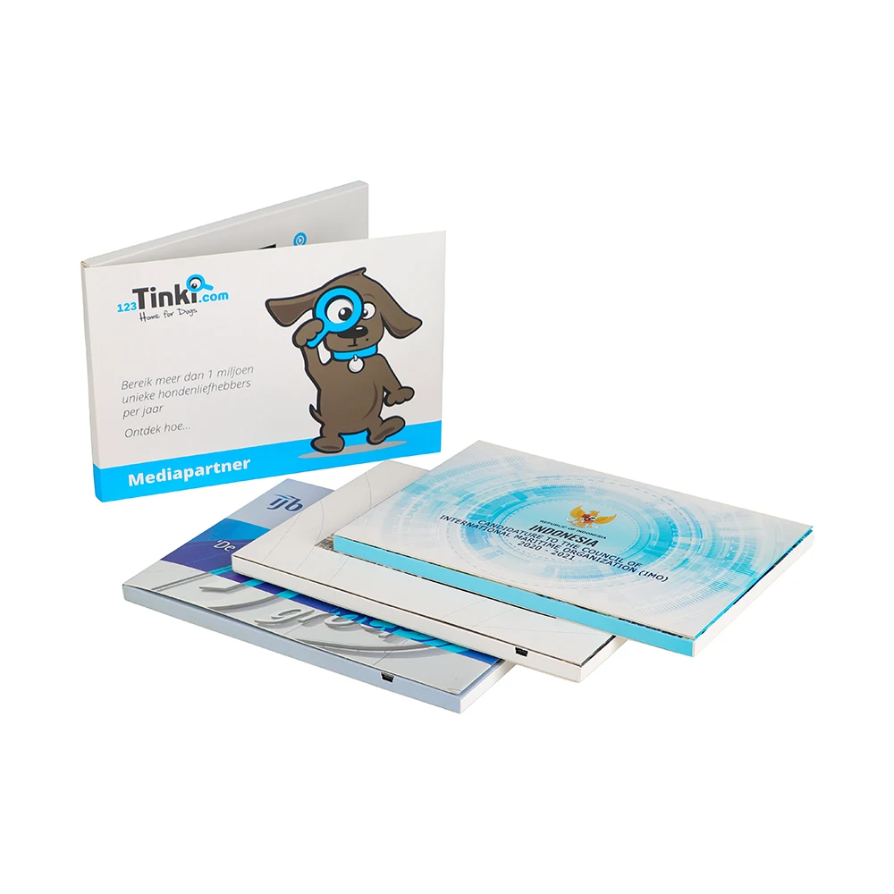 
2.4 inch mini advertising lcd screen digital video business card 