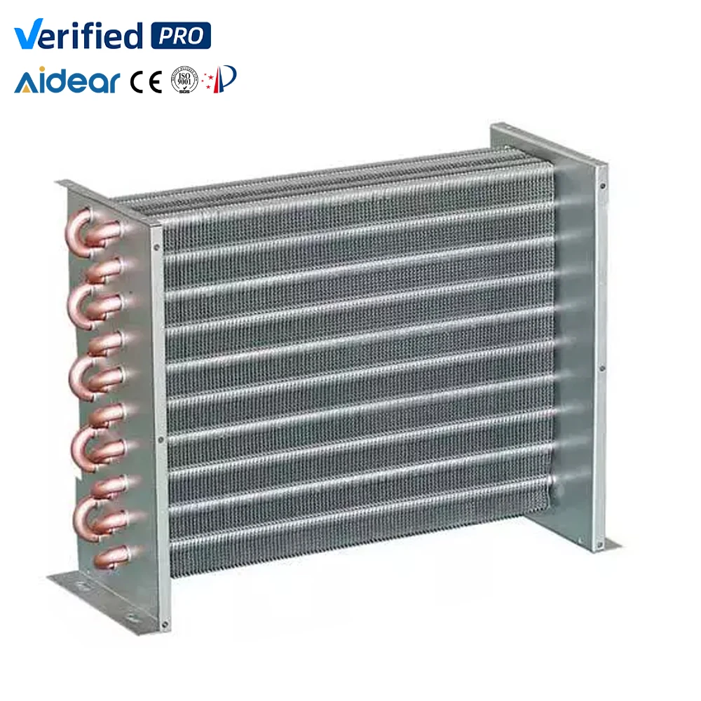 Aidear Highly skilled technicians Stainless Fin Tube Heat Exchanger coil copper and aluminium