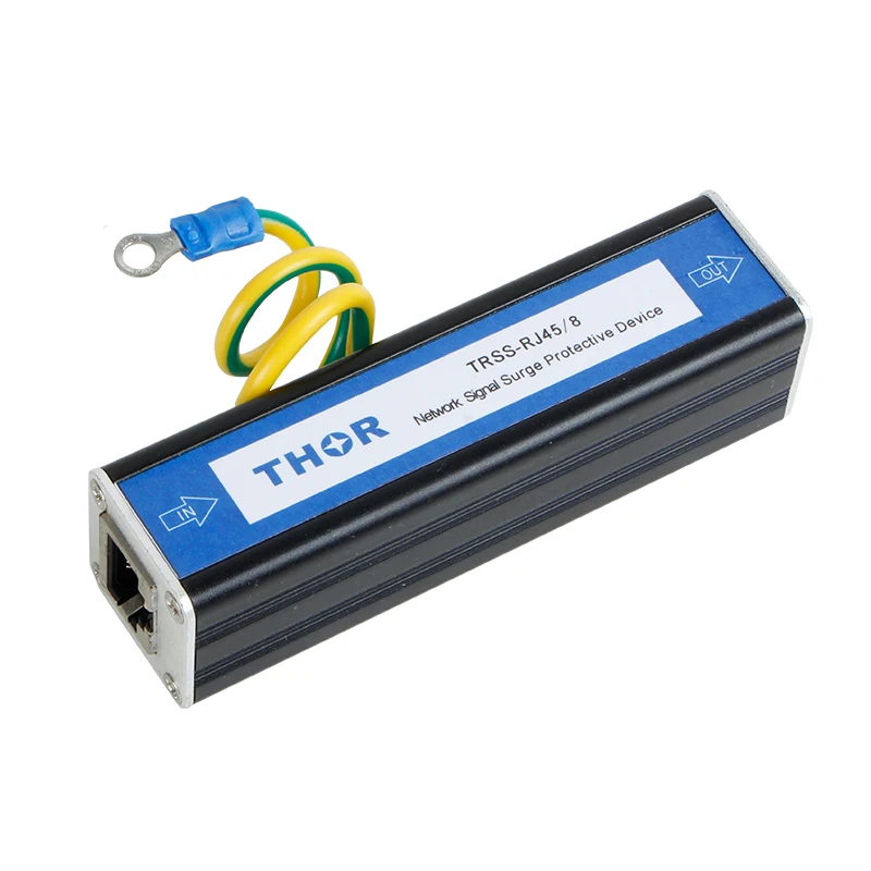 
Ethernet surge protector 1000M rj45 SPD poe lightning protector 
