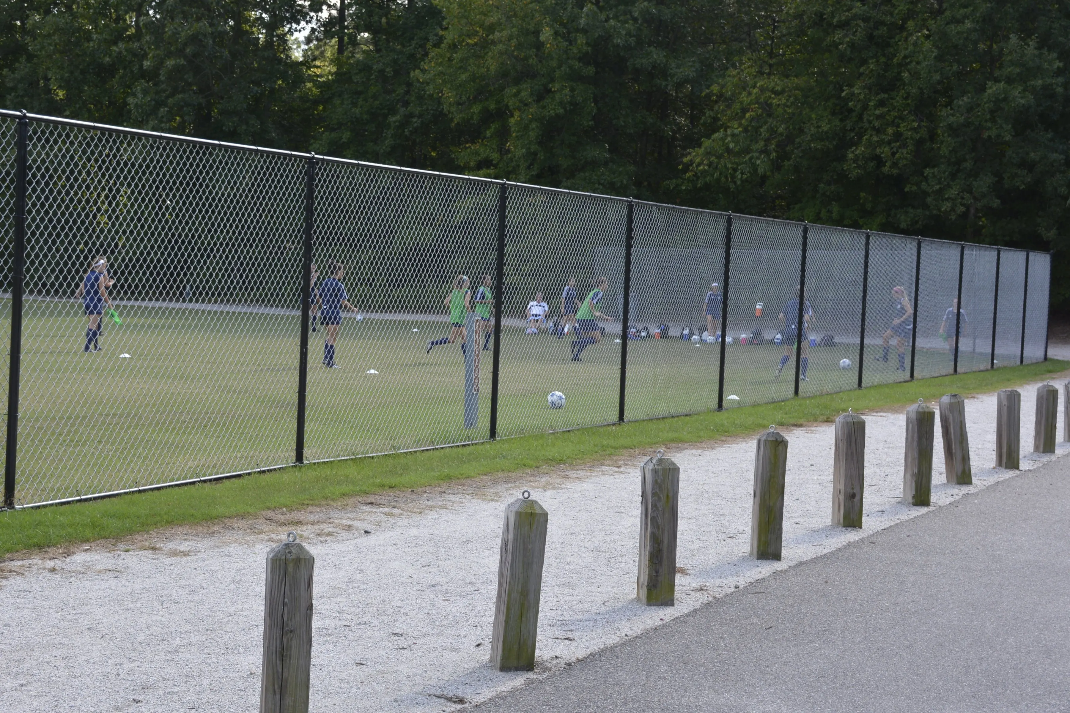 Football Stadium Field Chain Link Fence Football Stadium Wire Mesh Fencing