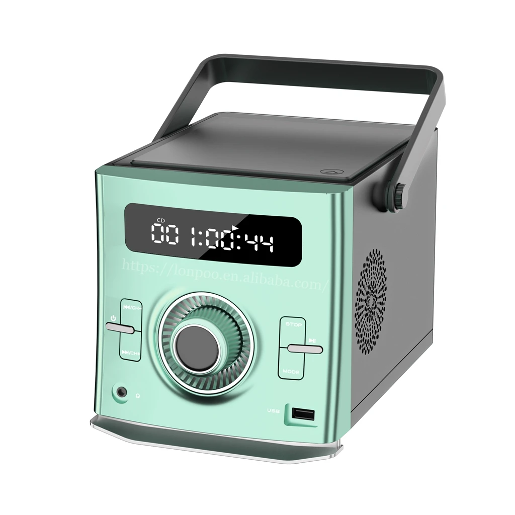 Противоударный портативный беспроводной cd-плеер с 30 Вт динамик