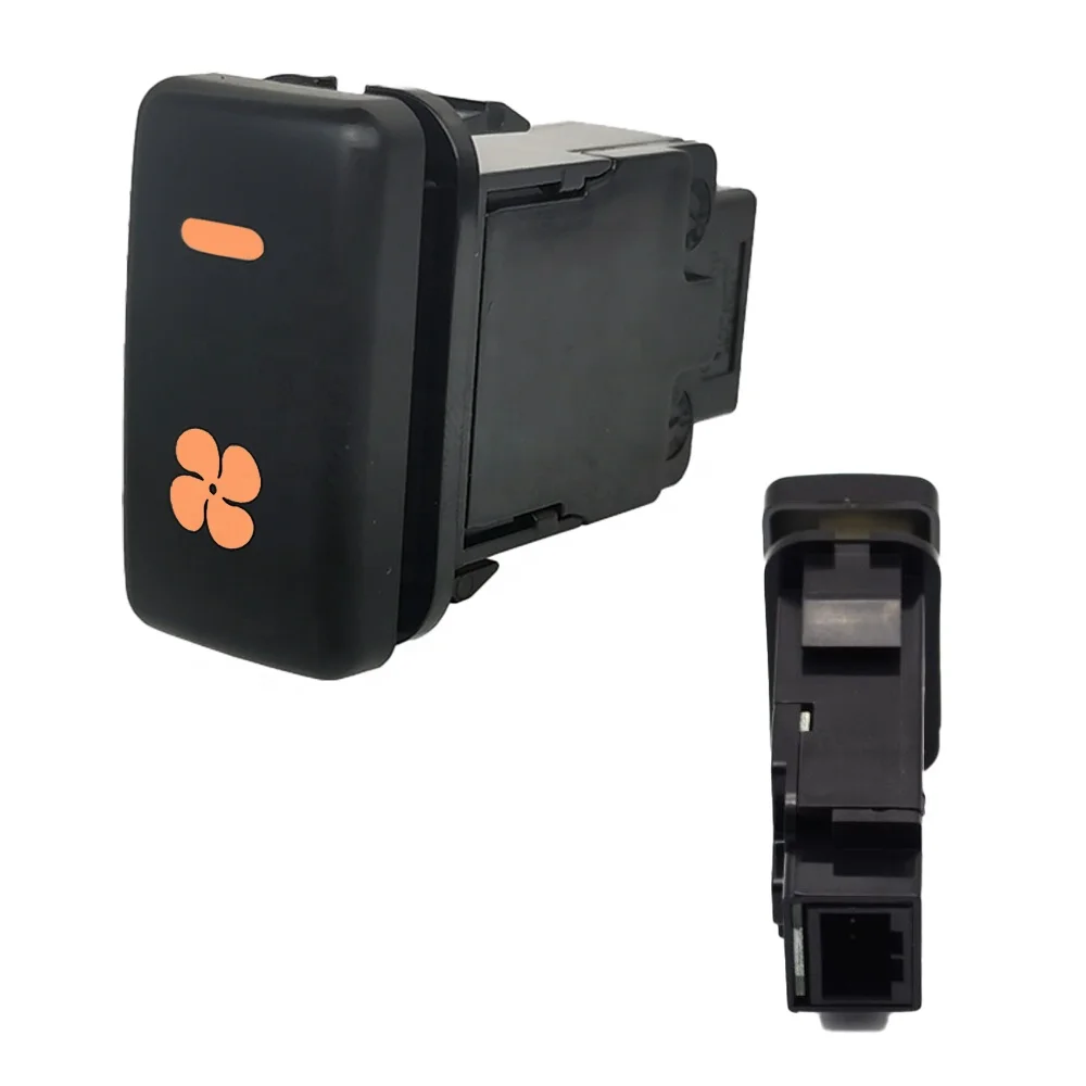 Intelligent backlight orange LED Car fan switch Power ON OFF button For Toyota FJ Cruiser Tacoma 2009 2010 Auto Modified Parts