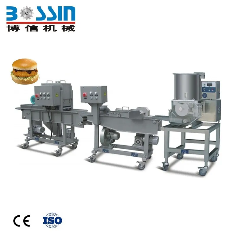 Mini Breading Machine SXJ200 for burger patty making machine