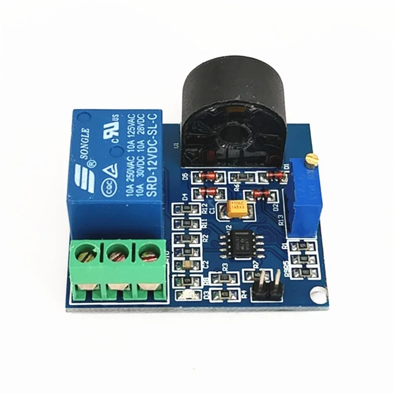 DC 5V 12V 24V 5A Overcurrent Protection Sensor Module AC Current Detection Relay Module Switch Output