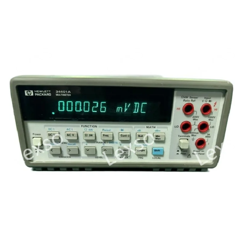 Используемый Цифровой мультиметр HP / Agilent 34401A с 6(1/2) цифрами и точечным включением