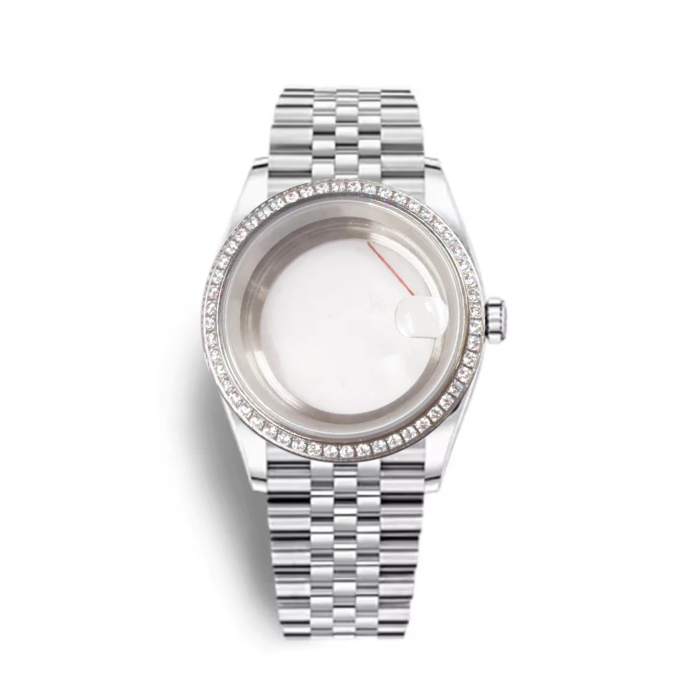 Wristwatch Tools & Parts 36mm fit ETA 2836 2824 Miyota 82 Series NH35 NH35A NH36 Watch Case Stainless Steel Strap