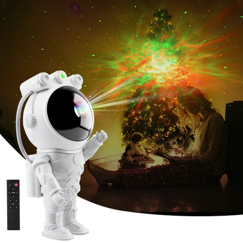 Spaceman LED starry sky night light with remote kids gift astronaut star galaxy projector light