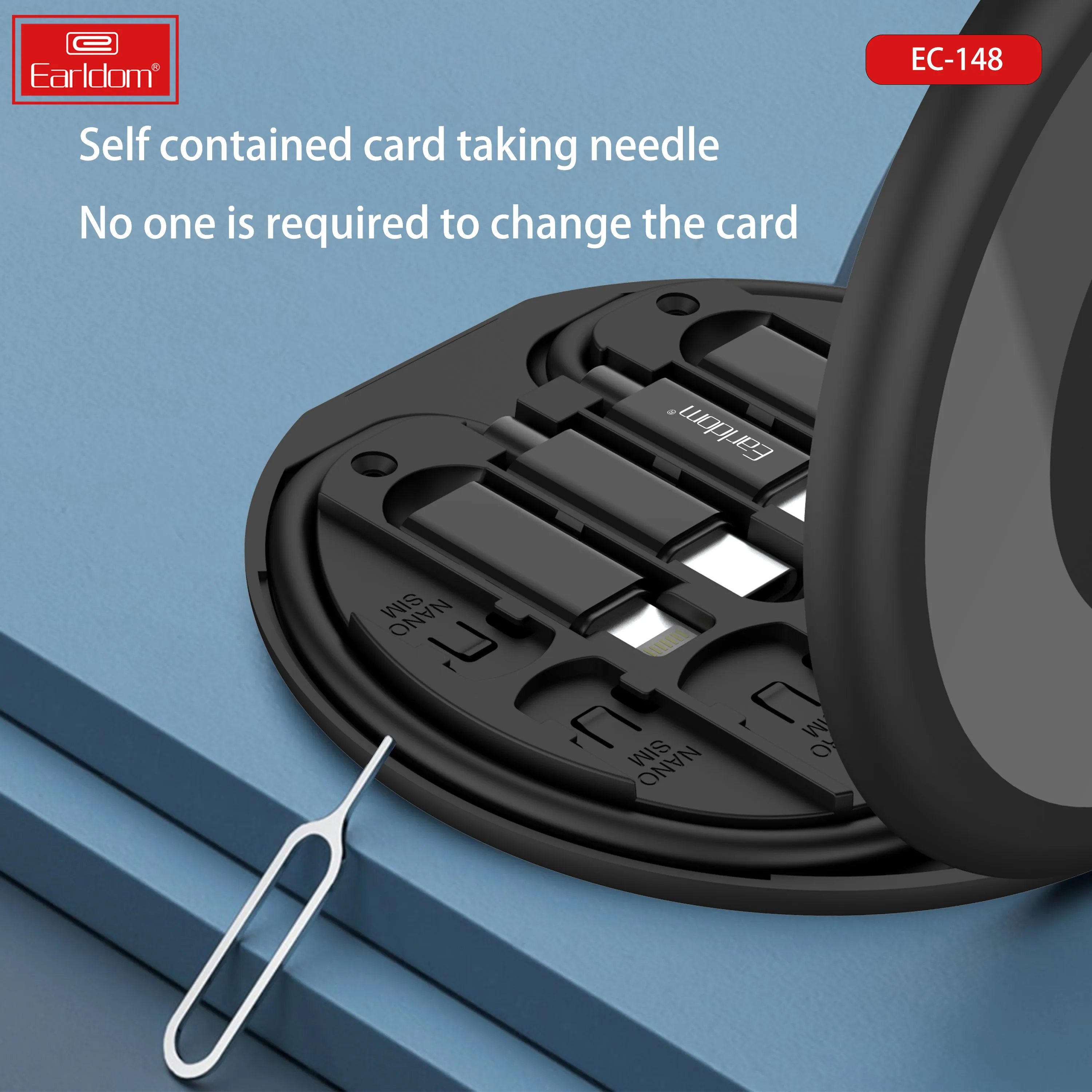 EARLDOM 5 in 1 usb charging cable Usb Cable Set multi charging cable fast charge for phone usb