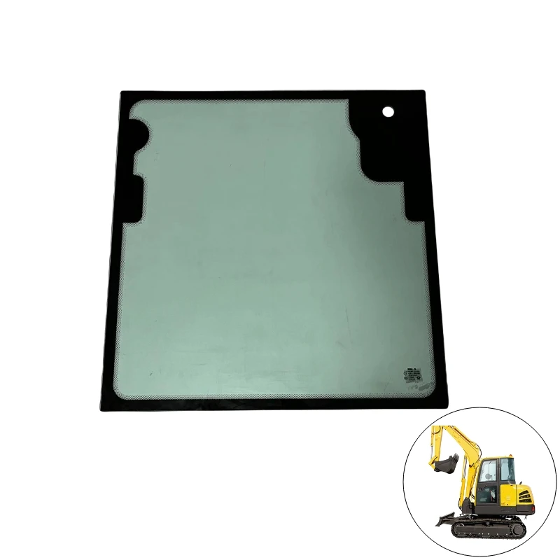 SDLG Excavator Cabin Windshield Front Glass Spare Parts Left Door Right Tempered Glasses for ER635F 655F 660FL E680F 690F Models