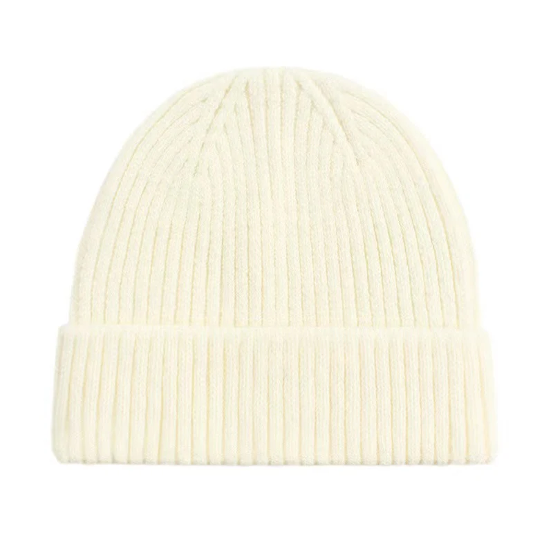 Sewingman 23SM9041 Classic Winter Personalizado Gorro Blank Solid Rib Knit Beanie Stocking Cap